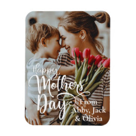 Happy Mother Day Custom Foto and Text Magnet