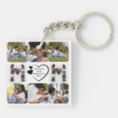 Happy Mother Day Custom Foto Schlüsselanhänger (Rückseite)