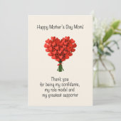 Happy Mother Day Feiertagskarte (Stehend Vorderseite)