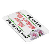 Happy Mother Day Flexible Magnet (Rechte Seite)