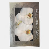 Happy Mother Day Floral Orchid Geschirrtuch (Vertikal)