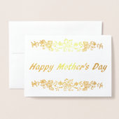 Happy Mother Day Folienkarte (Vorderseite mit Umschlag)