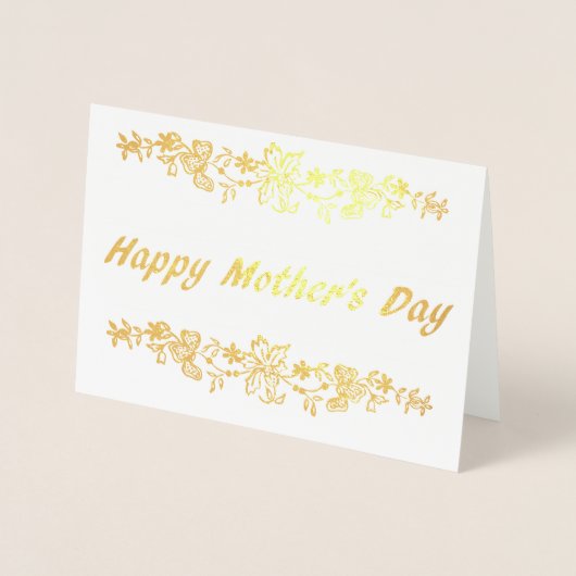 Happy Mother Day Folienkarte (Vorderseite)