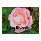 Happy Mother Day Gemini Rose #1 Karte (Vorderseite (Horizontal))
