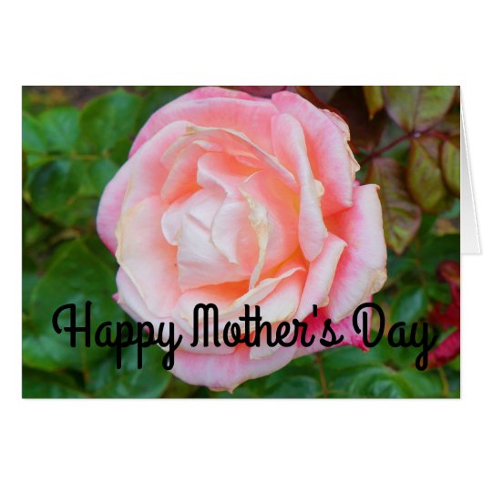 Happy Mother Day Gemini Rose #1 Karte (Vorderseite (Horizontal))