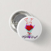 HAPPY MOTHER DAY GIFT BUTTON (Vorne & Hinten)