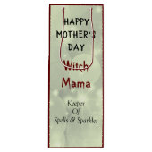 Happy Mother Day Hexe Mama Design Geschenktüte Für Weinflaschen (Vorderseite)
