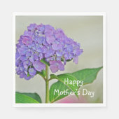 Happy Mother Day Hydrangea Serviette (Vorderseite)