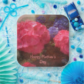 Happy Mother Day Hydrangeas Pappteller (Party)