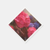 Happy Mother Day Hydrangeas Serviette (Ecke)