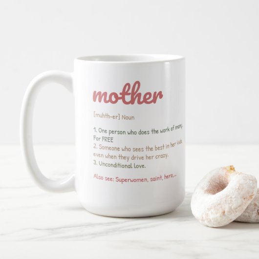 Happy Mother Day Kaffeetasse (Mit Donut)