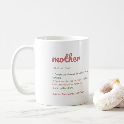 Happy Mother Day Kaffeetasse (Mit Donut)