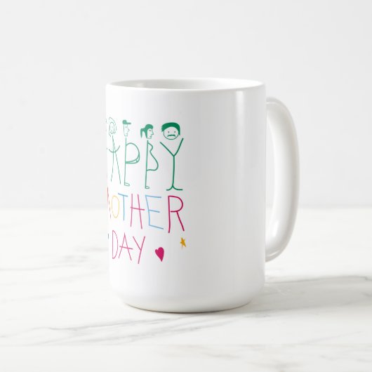 Happy Mother Day Kaffeetasse (VorderseiteRechts)