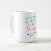 Happy Mother Day Kaffeetasse (Vorderseite Links)