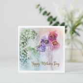 Happy Mother Day Karte (Stehend Vorderseite)
