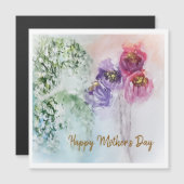 Happy Mother Day Magnetkarte (Vorne/Hinten)