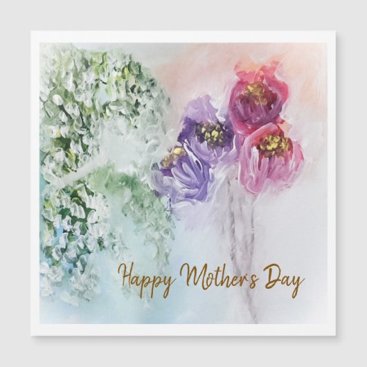 Happy Mother Day Magnetkarte (Vorderseite)
