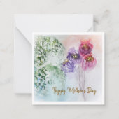 Happy Mother Day Mitteilungskarte (Vorderseite)