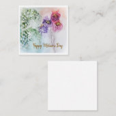 Happy Mother Day Mitteilungskarte (Vorne/Hinten)