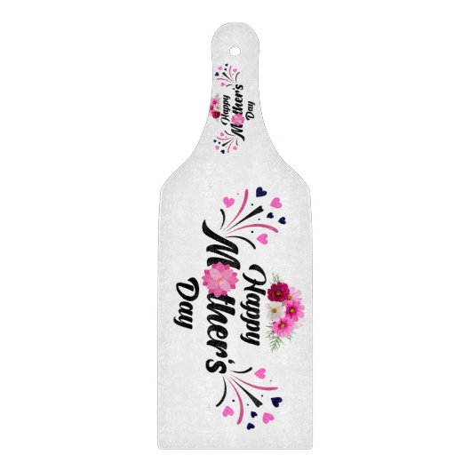 Happy Mother Day Modern Design Schneidebrett (Vorderseite)