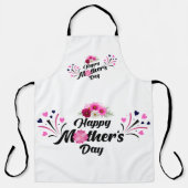 Happy Mother Day Modern Design Schürze (Vorderseite)