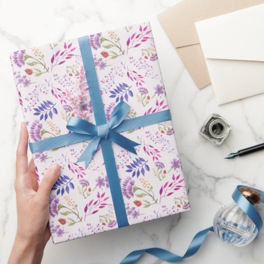 Happy Mother Day niedliche Aquarellfarben leuchten Geschenkpapier (Schenken)