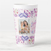 Happy Mother Day niedliche Aquarellfarben leuchten Milchtasse (Vorderseite)