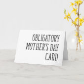 Happy Mother Day, Obligatorischer Muttertag Karte (Gelbe Blume)