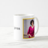Happy Mother Day Personalisiert Name Foto Geschenk Kaffeetasse (VorderseiteRechts)