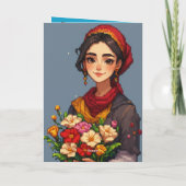Happy Mother Day Pixel Karte (Rückseite)