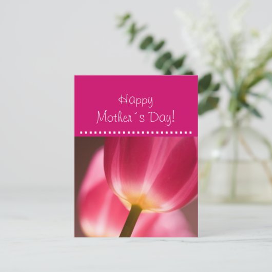 Happy Mother Day Postcard Postkarte (Stehend Vorderseite)