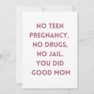 Happy Mother Day Punny Card Feiertagskarte