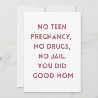 Happy Mother Day Punny Card Feiertagskarte