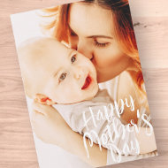 Happy Mother Day Simple Modern Custom Foto Feiertagskarte