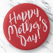 Happy Mother Day Simple Modern Typografy Button