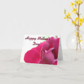 Happy Mother Day Soft Focus Pink Rose Karte (Gelbe Blume)