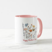 Happy Mother Day Tasse (VorderseiteRechts)