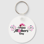 Happy Mother day unique modern design for gift Schlüsselanhänger (Rückseite)