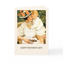 Happy Mother Day Vintag Art Custom