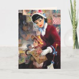 Happy Mother Day Vintag Art Karte