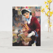 Happy Mother Day Vintag Art Karte (Gelbe Blume)