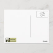 Happy Mother Day Vintag Art Postkarte (Rückseite)