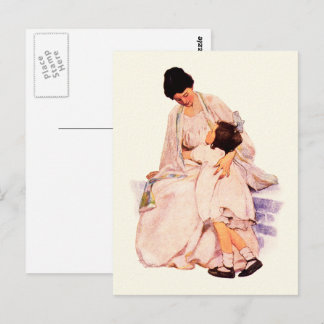 Happy Mother Day Vintag Art Postkarten