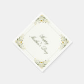 Happy Mother Day Vintag Wildblume Garden Party Serviette (Ecke)
