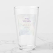 Happy Mother Day Yoga Mama Design Glas (Rückseite)