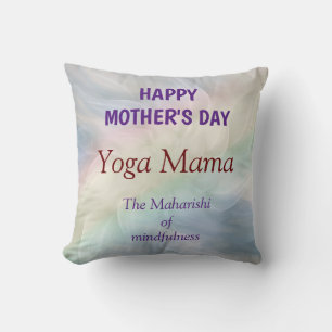 Happy Mother Day Yoga Mama Design Kissen