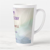 Happy Mother Day Yoga Mama Design Milchtasse (Rechts)