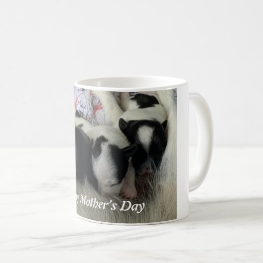 Happy Mother Day Zoey and Babies Kaffeetasse (VorderseiteRechts)