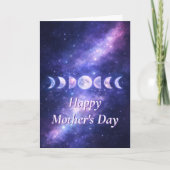 Happy Mother’s Day Celestial Moon Phases Card Karte (Vorderseite)