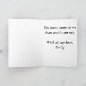 Happy Mother’s Day Celestial Moon Phases Card Karte (Innenseite)